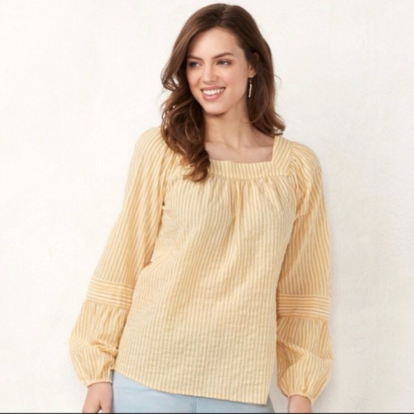 LC Lauren Conrad Tops - NWT LC Lauren Conrad Peasant Top